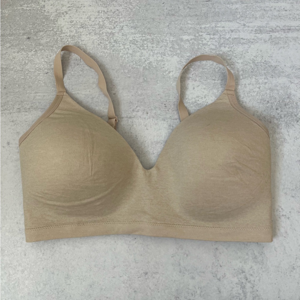 ThirdLove Wireless Bra Nude Neutral Beige Lightly lined.